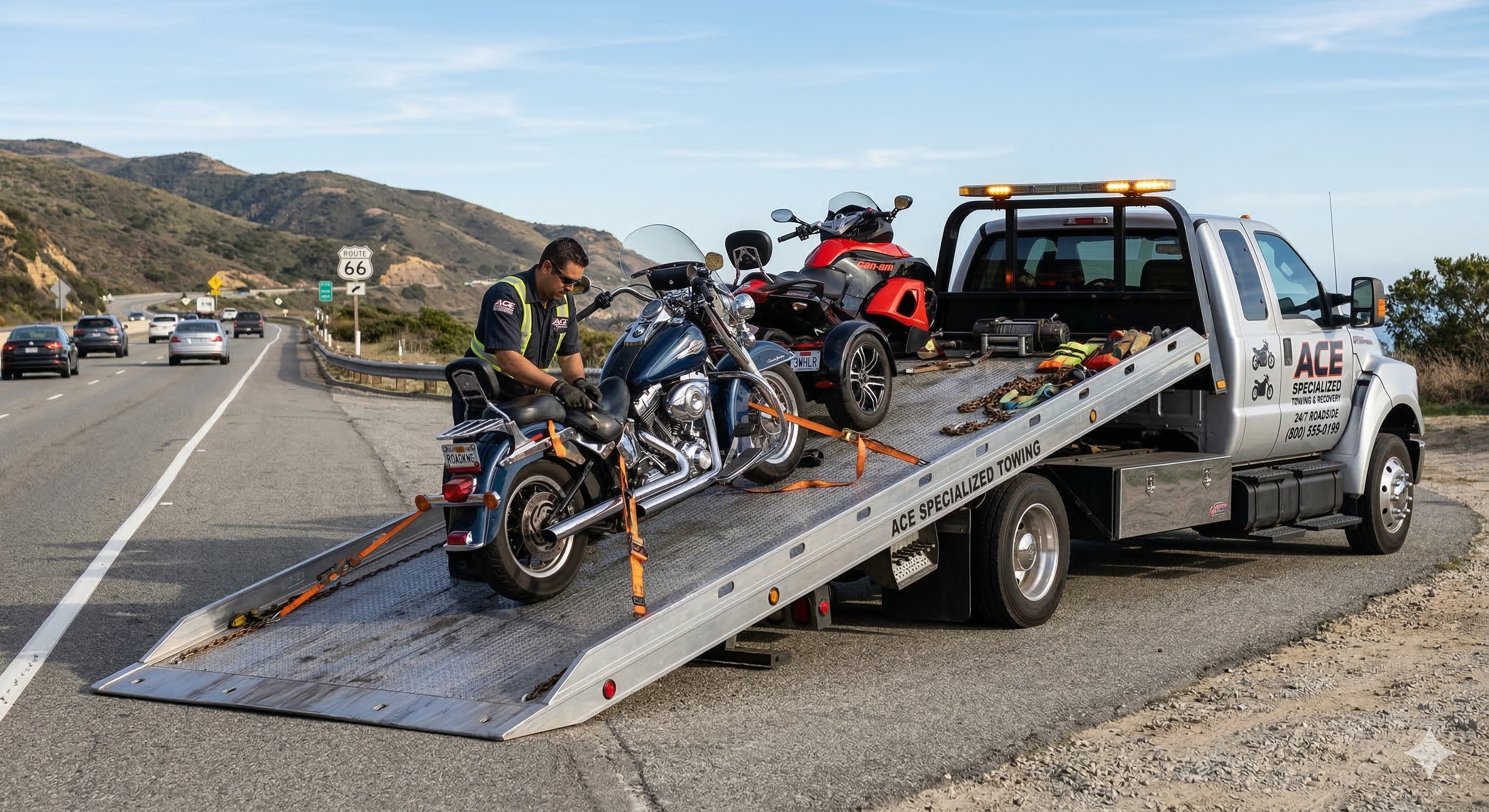 Motorcycle & Special Vehicle Towing
